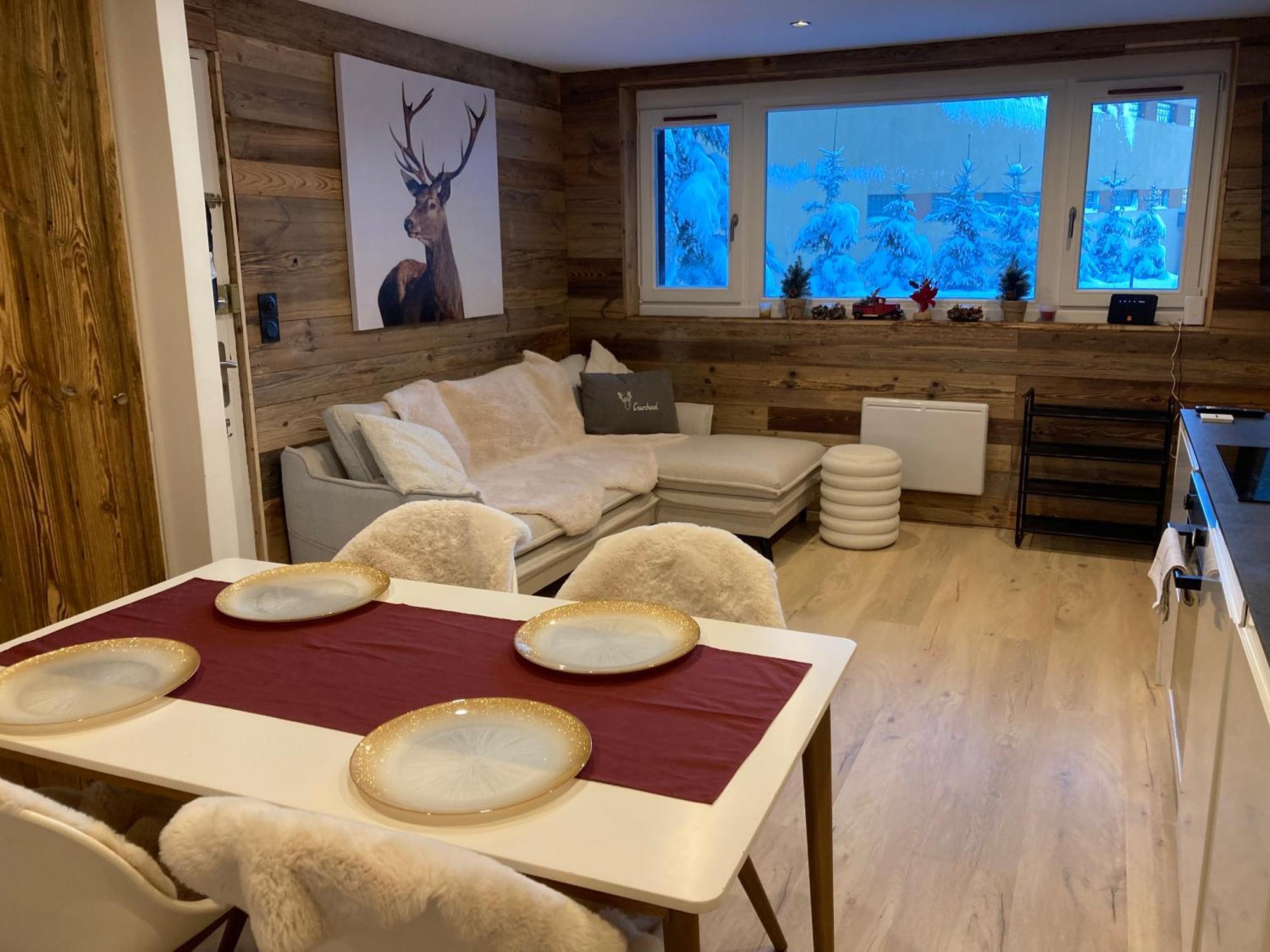 1650 Moriond - 2 Double Bedroom Near Snow Front Корчевел Екстериор снимка